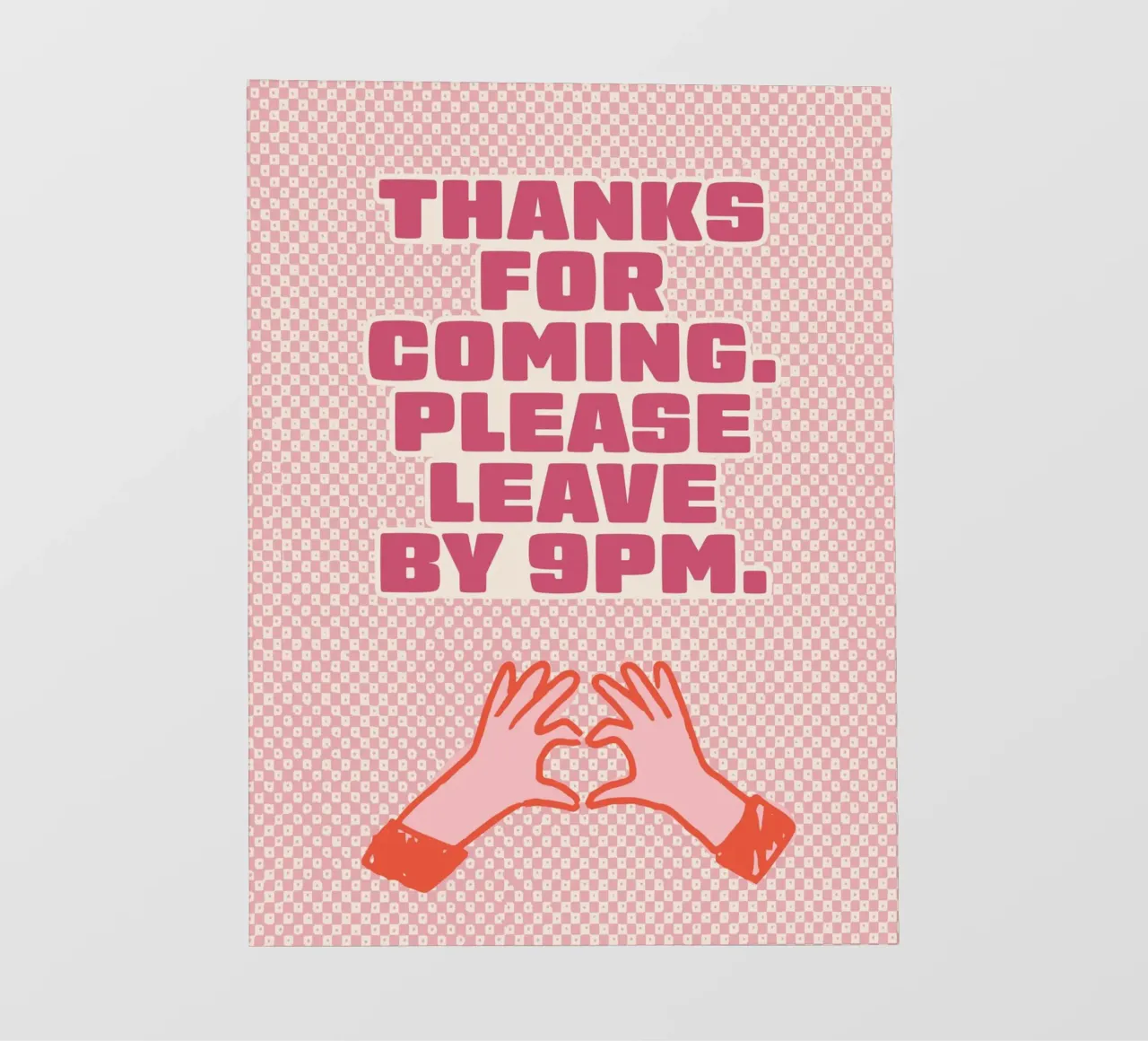 Thanks for coming. Please leave by 9pm photo wallpaper by Malou-Studio