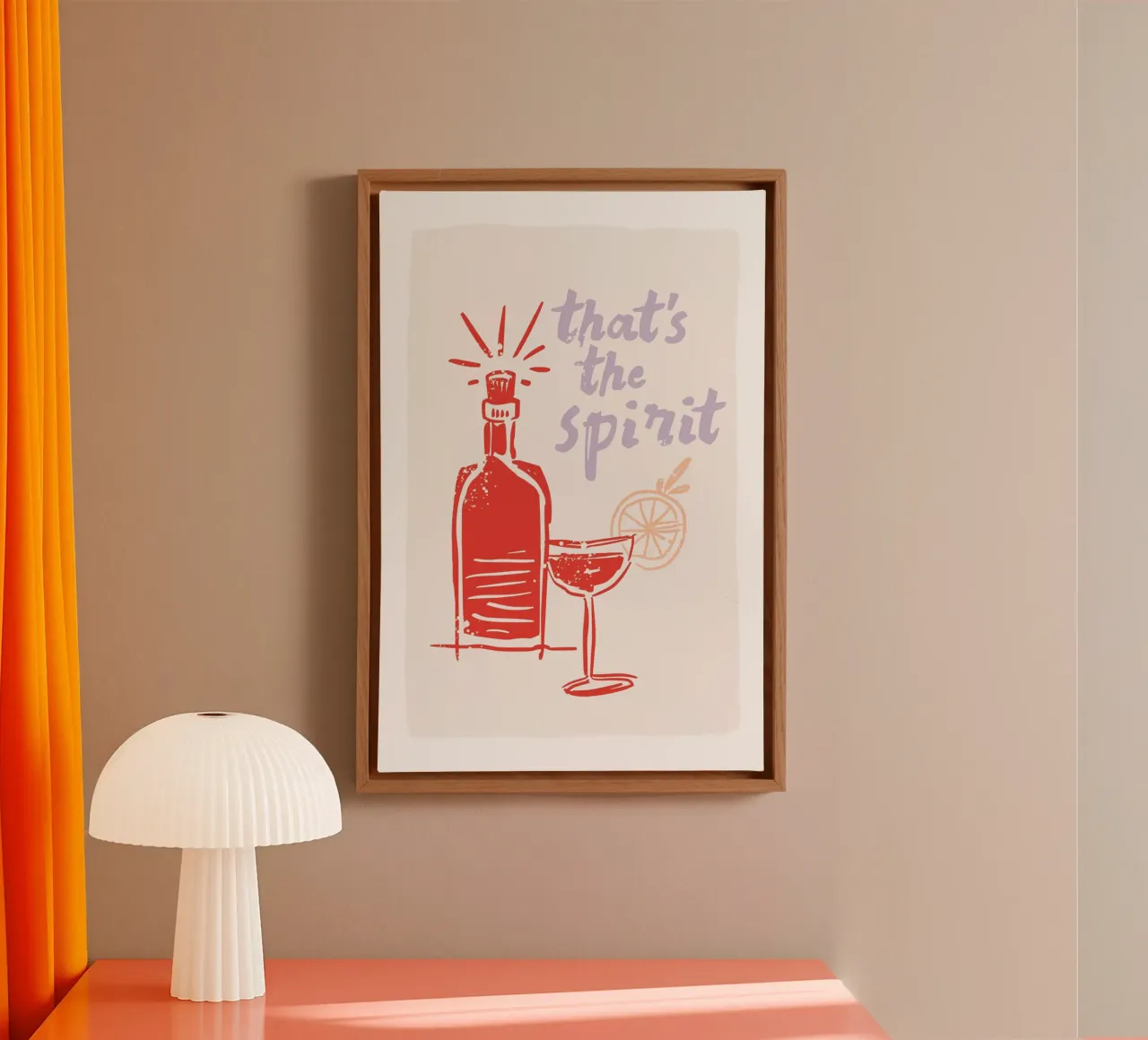 Dat is de Geest canvas met Baklijst van Malou-Studio
