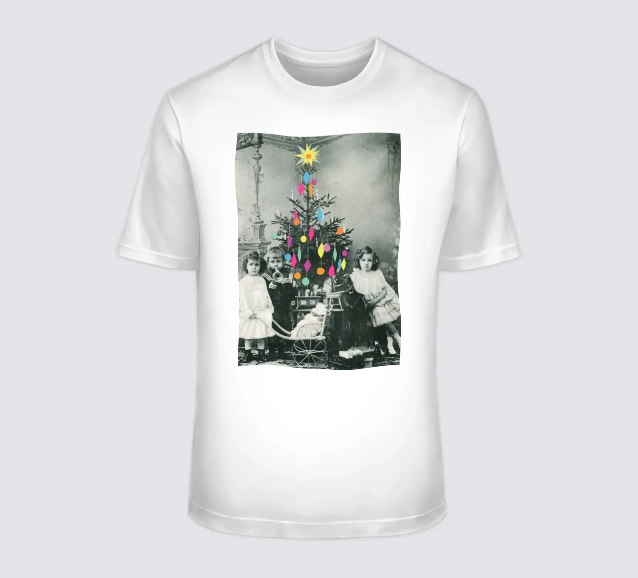 Mattina di Natale t-shirt da Cassia Beck Collage