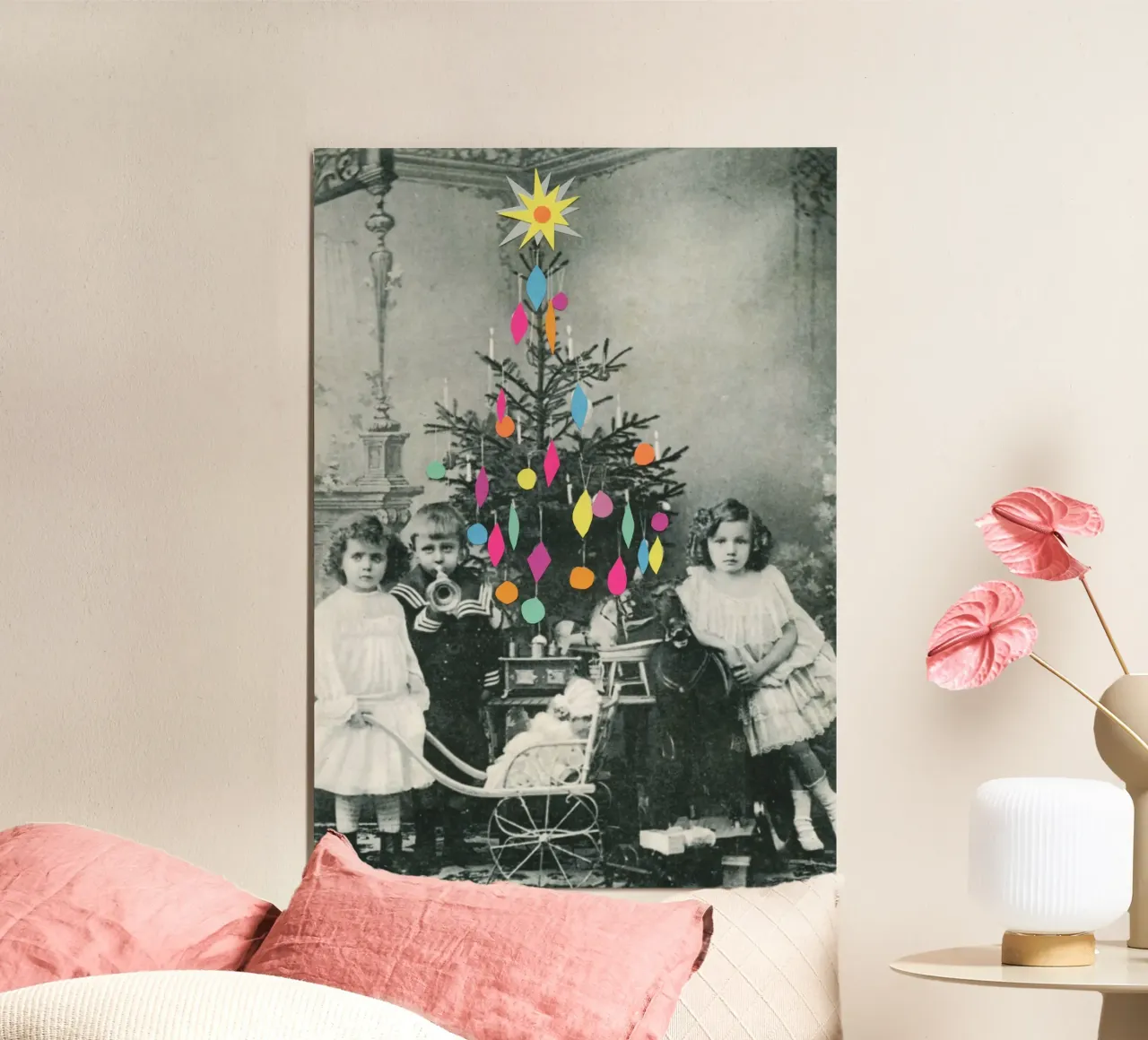 Mattina di Natale carta hahnemühle da Cassia Beck Collage