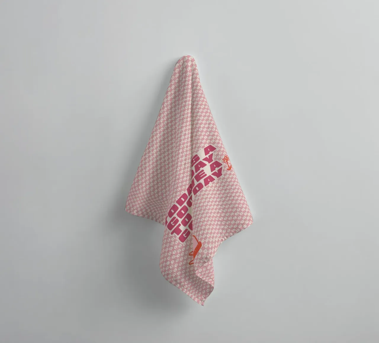 Today is a good Day to have a good Day towel by Malou-Studio