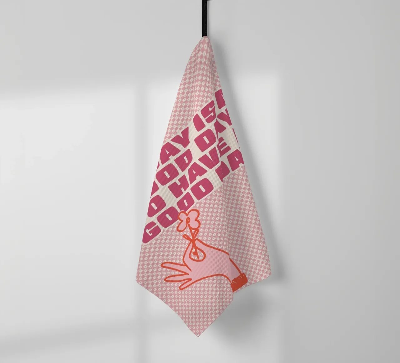 Today is a good Day to have a good Day tea towel by Malou-Studio