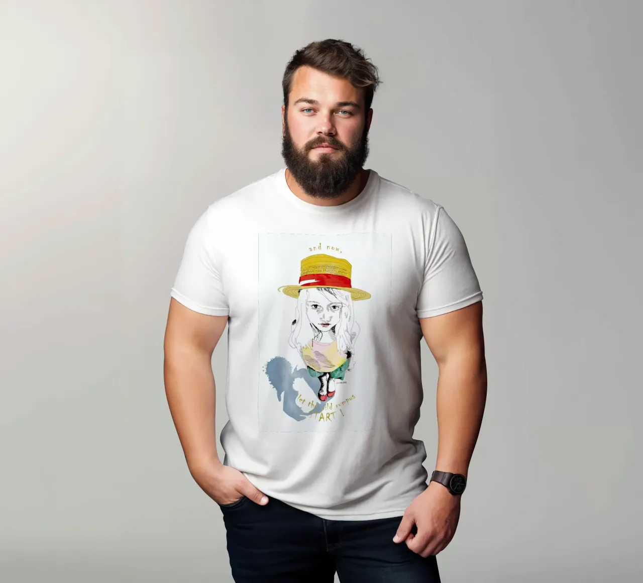 Wild Things t-shirt by La Belette Rose