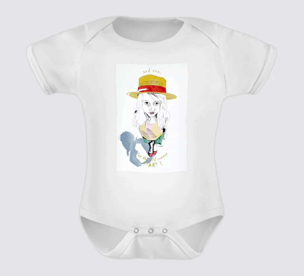 Wild Things body bébé de La Belette Rose