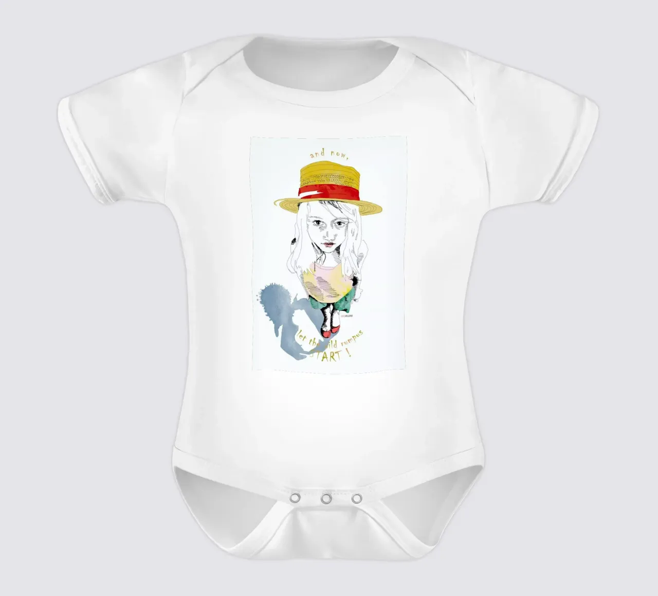 Wild Things body bébé de La Belette Rose