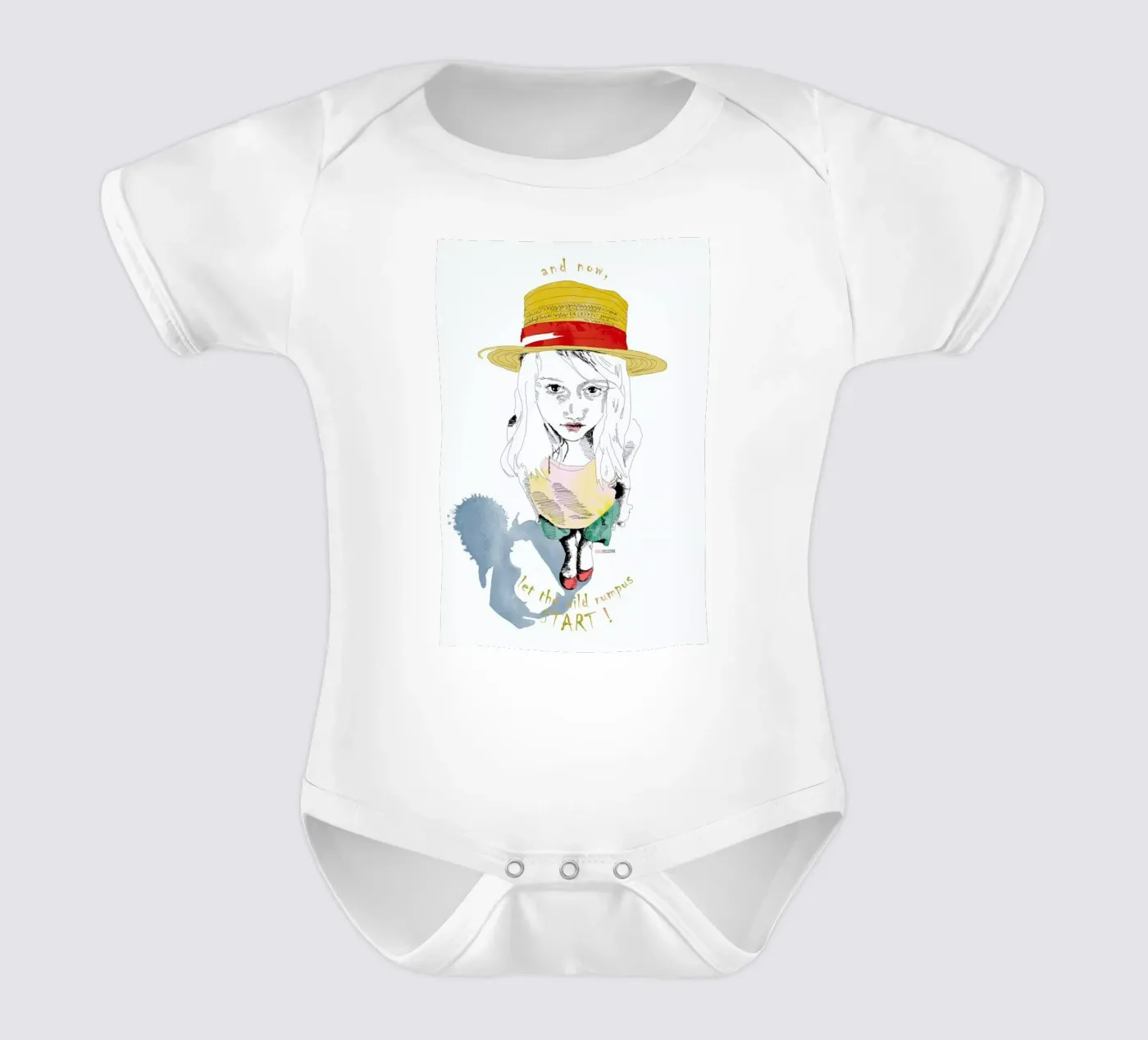 Wild Things body bébé de La Belette Rose
