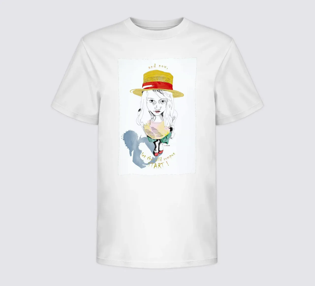 Wild Things t-shirt bambini da La Belette Rose