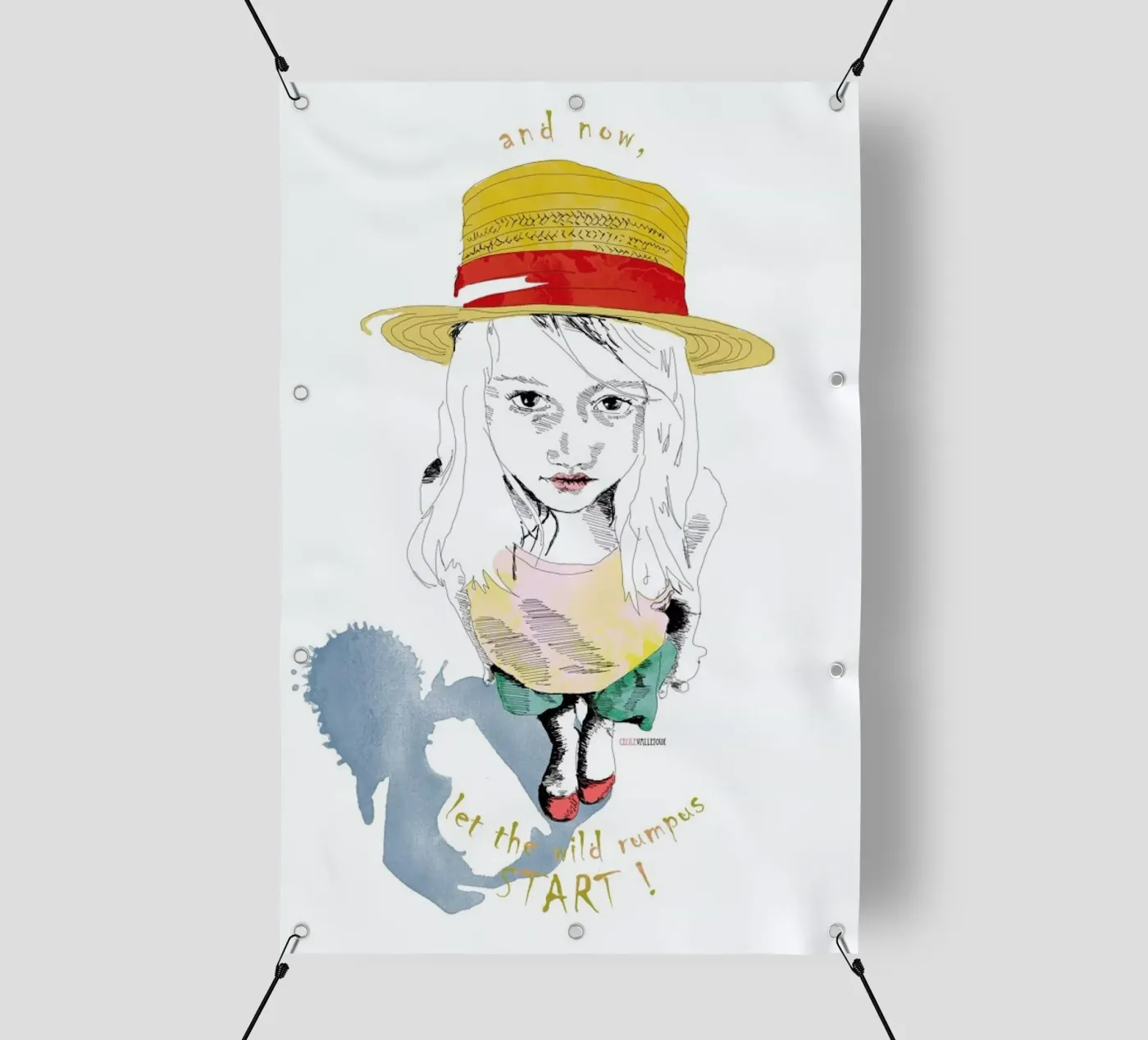 Wild Things telo in pvc da La Belette Rose