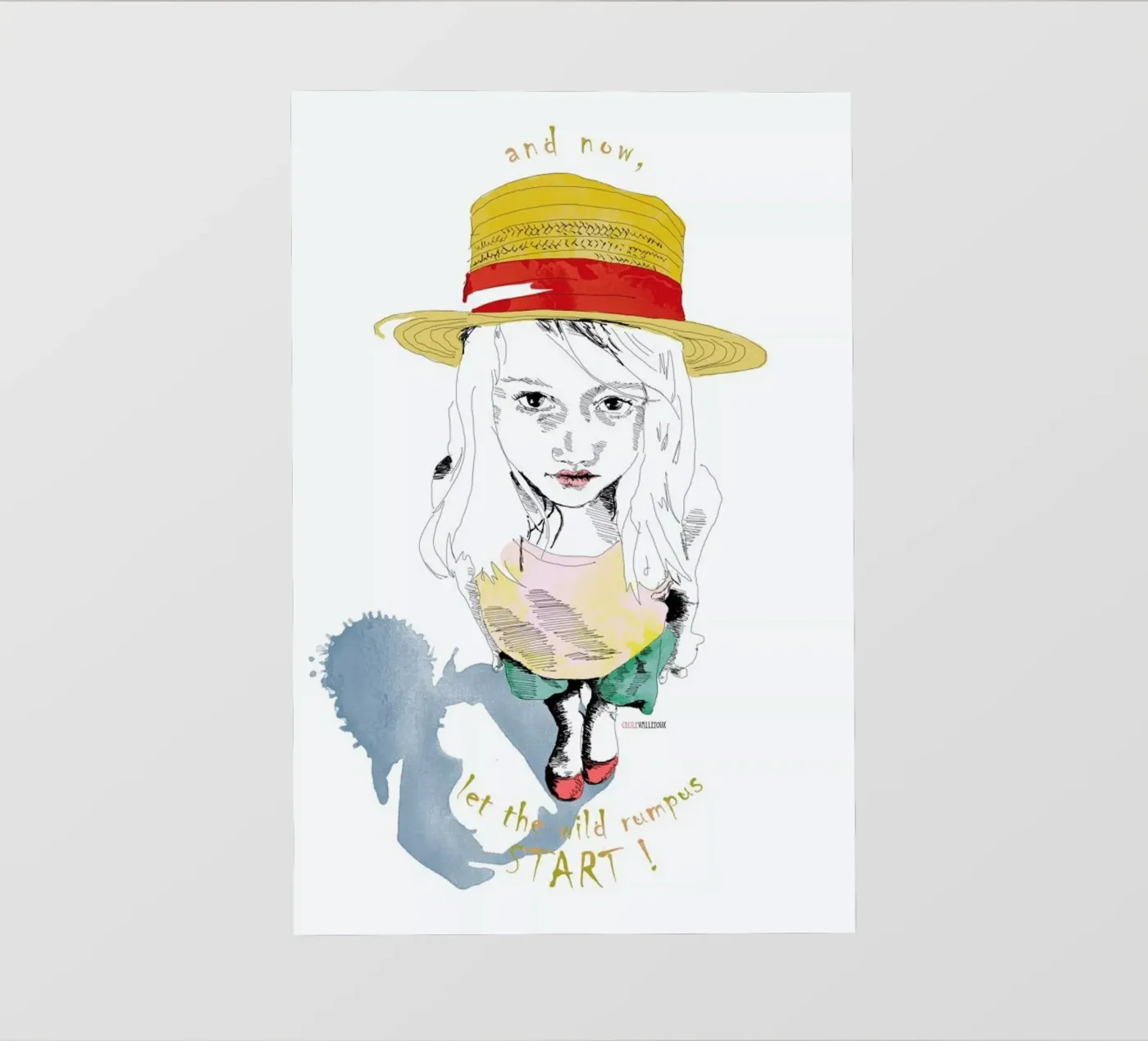 Wild Things telo in pvc da La Belette Rose