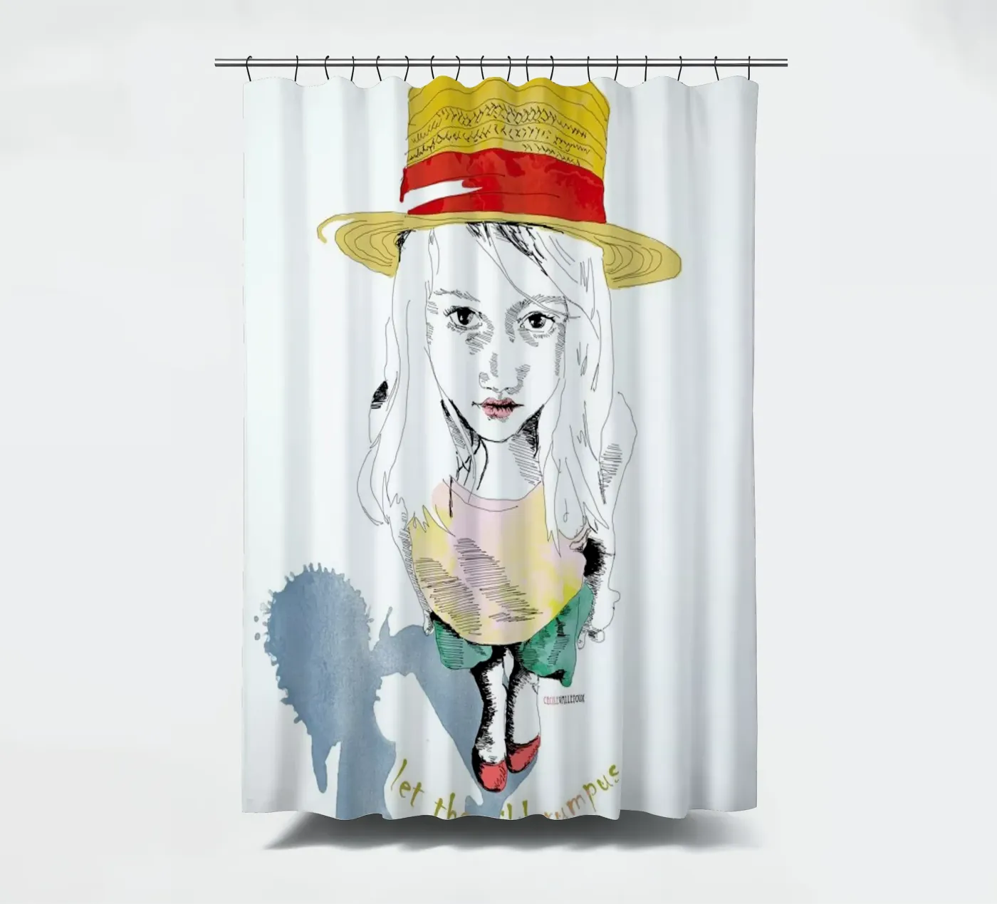 Wild Things Duschvorhang von La Belette Rose