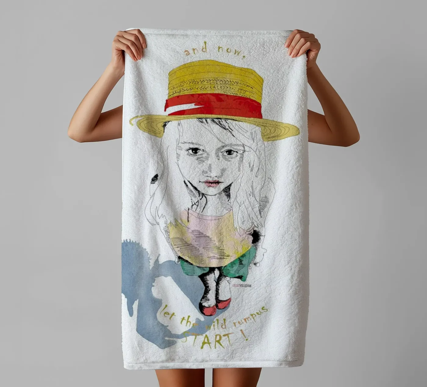 Wild Things badhanddoek van La Belette Rose