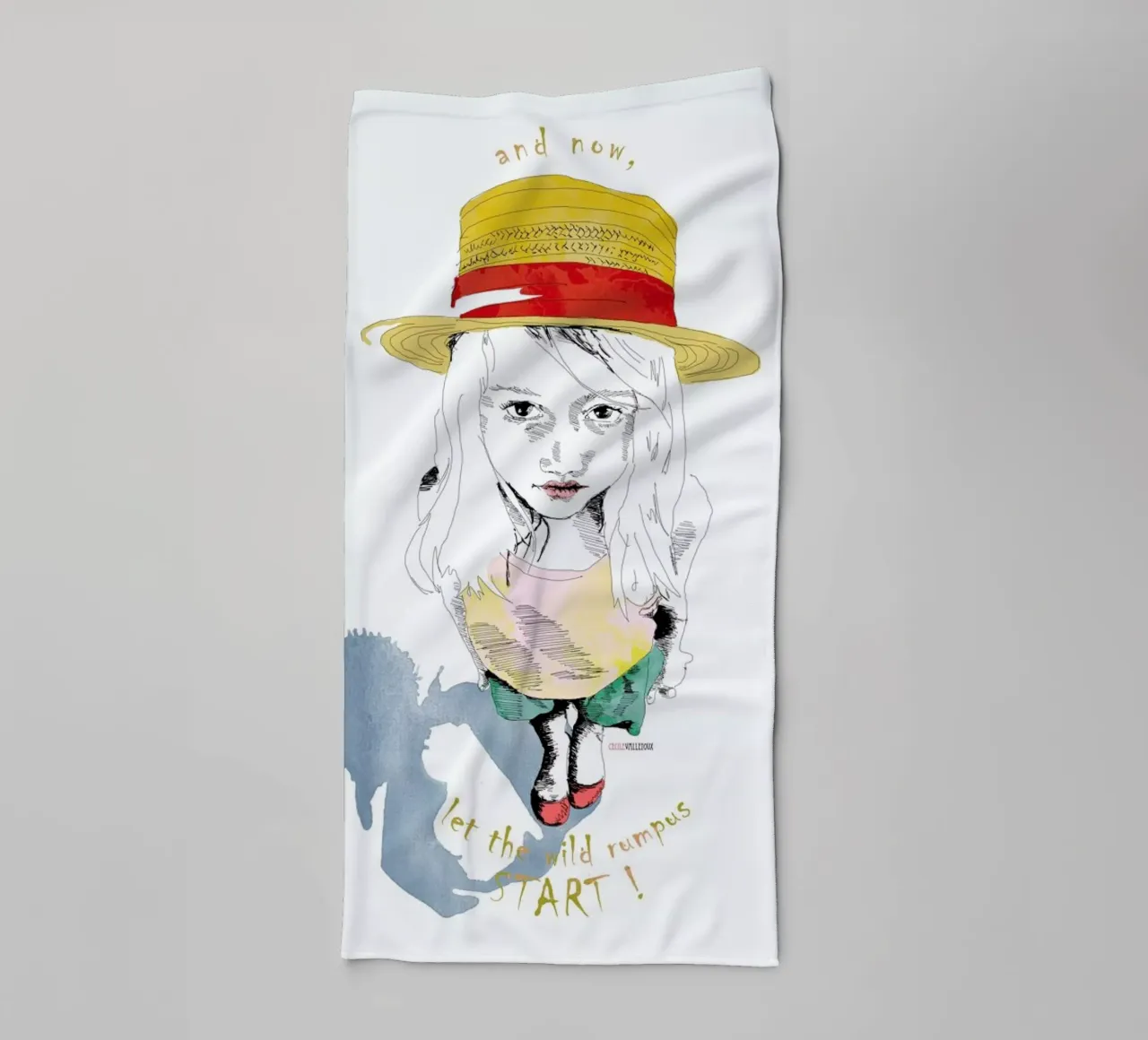 Wild Things badhanddoek van La Belette Rose