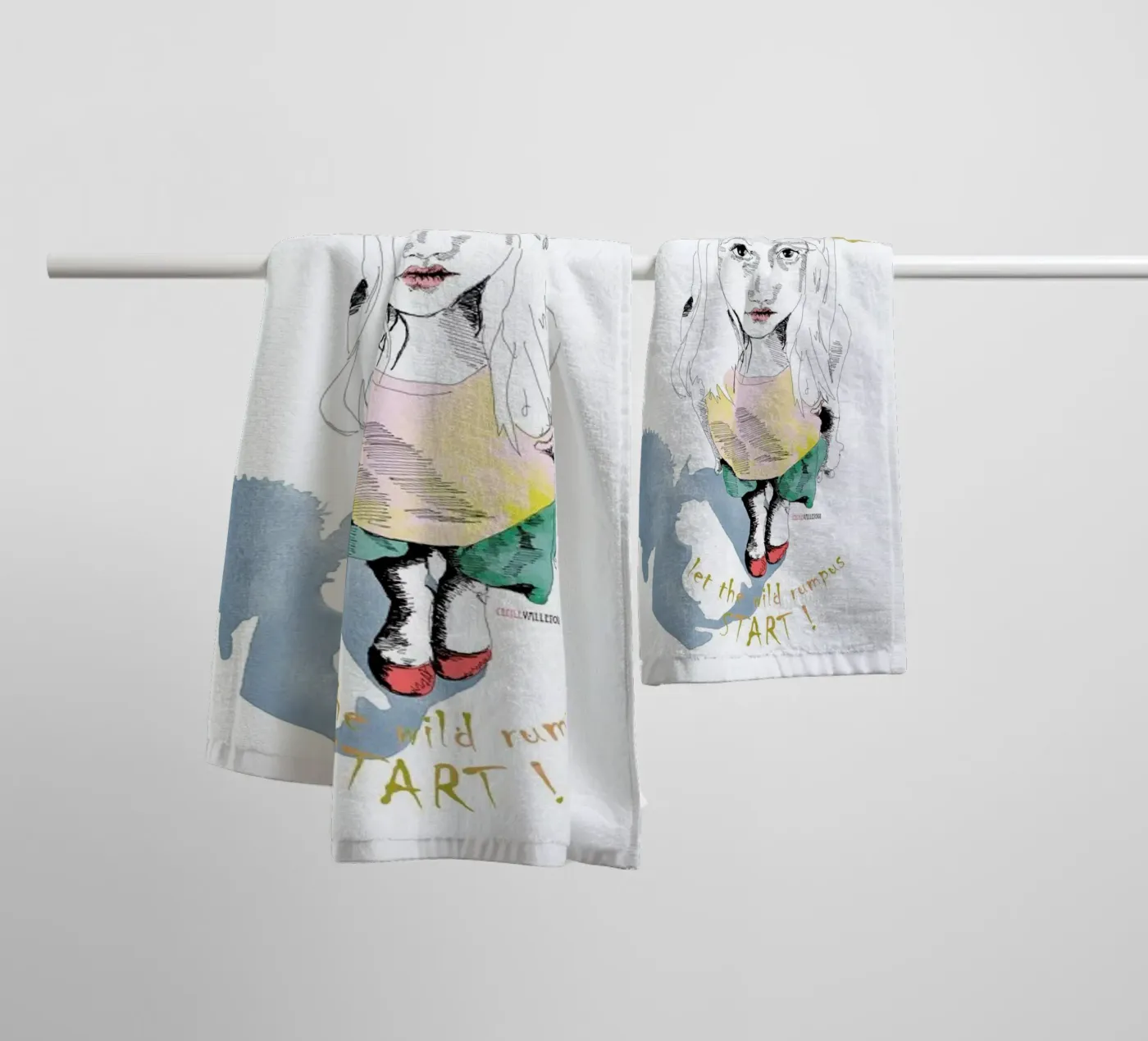 Wild Things Handtuch von La Belette Rose