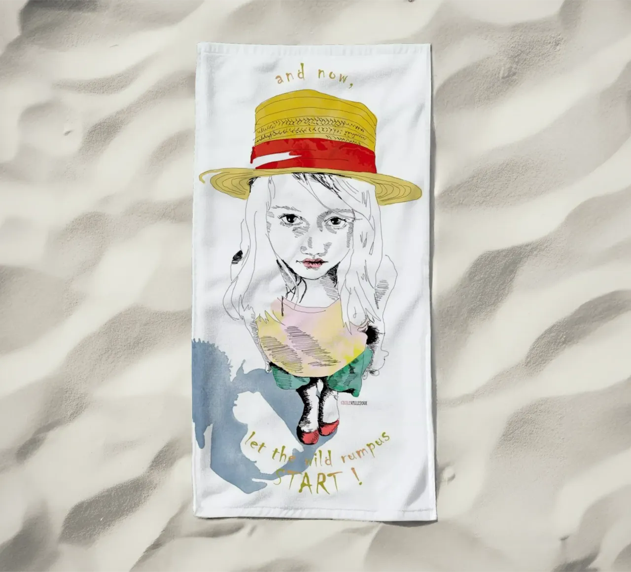 Wild Things telo mare da La Belette Rose