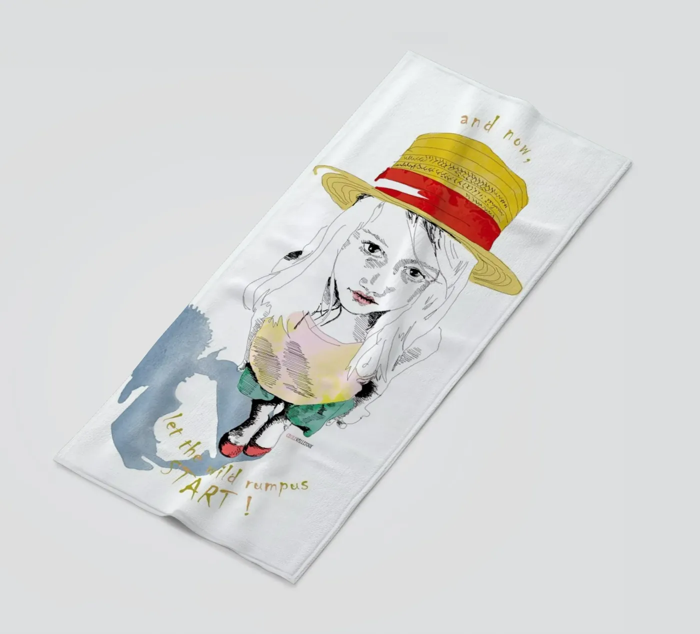 Wild Things Strandtuch von La Belette Rose