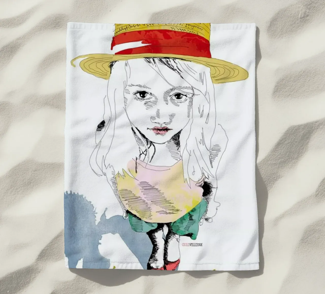 Wild Things telo mare da La Belette Rose