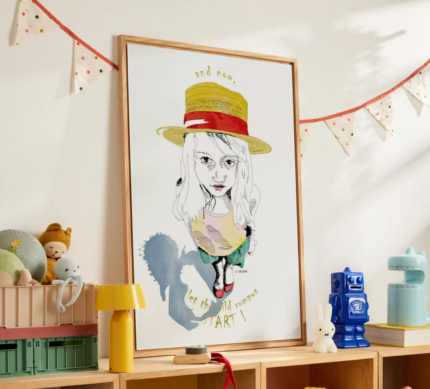 Wild Things plexiglas de La Belette Rose