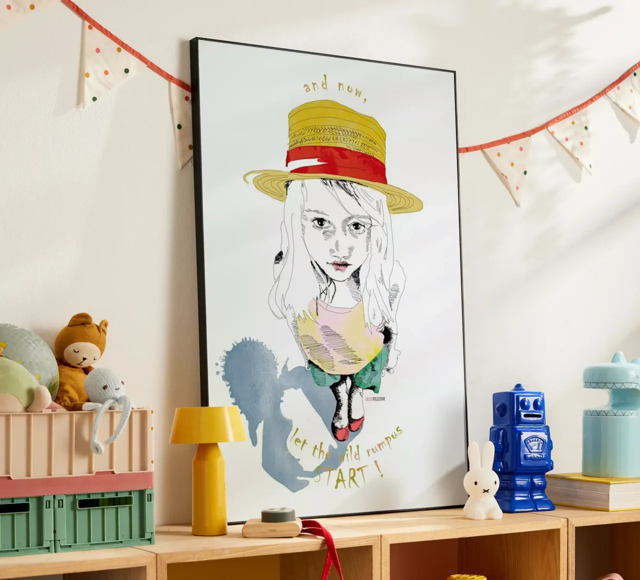 Wild Things alluminio dibond da La Belette Rose