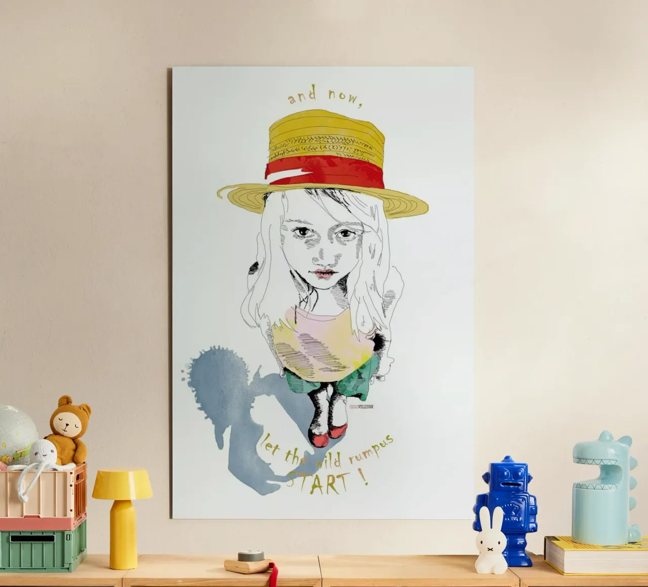 Wild Things alluminio dibond da La Belette Rose