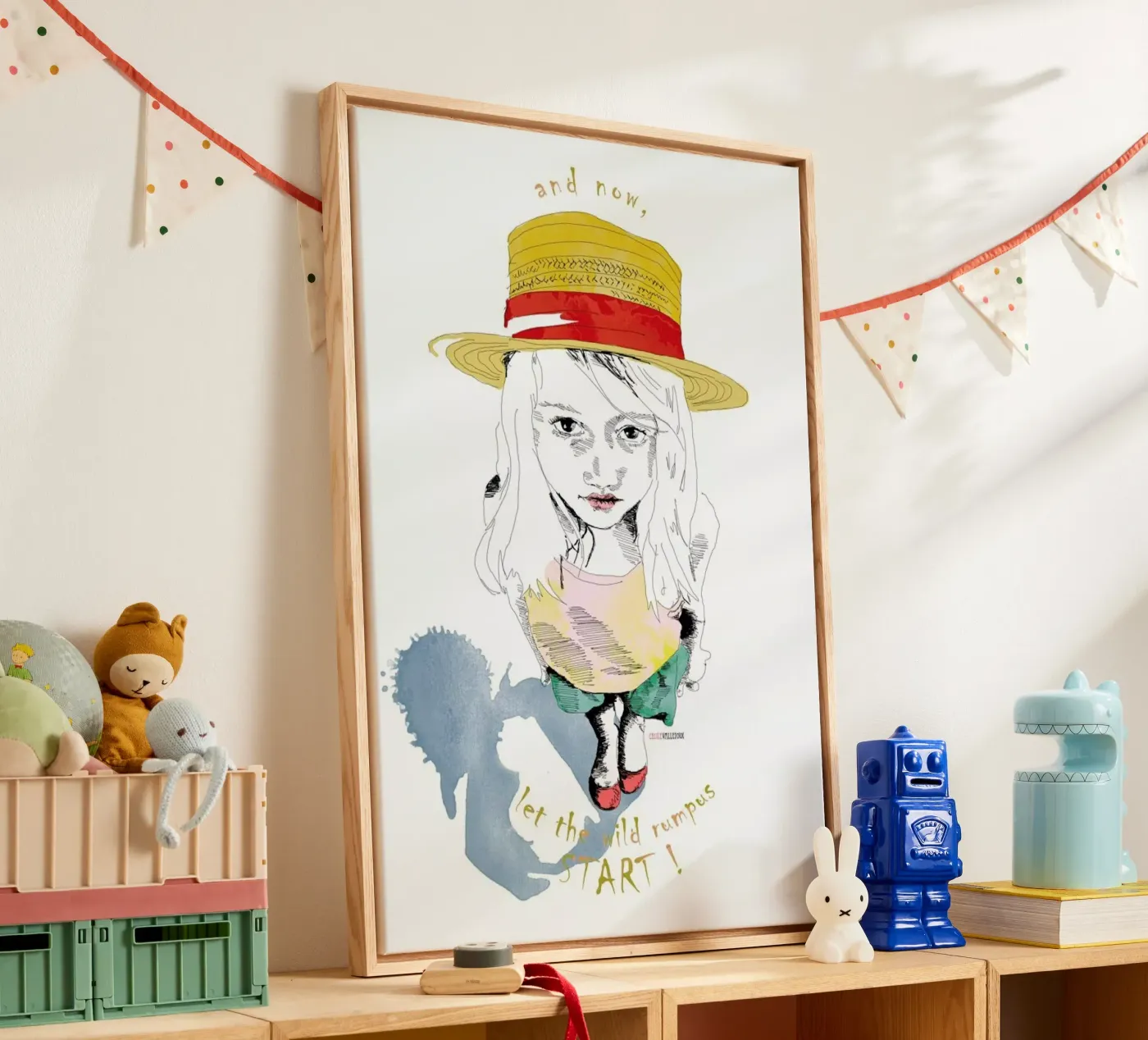 Wild Things canvas by La Belette Rose