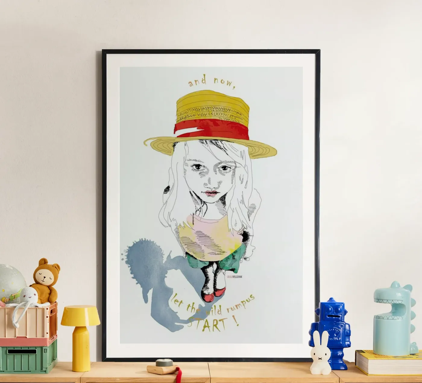 Wild Things poster by La Belette Rose