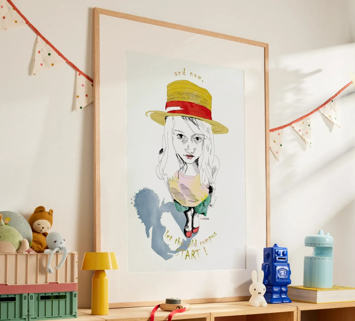 Wild Things poster by La Belette Rose