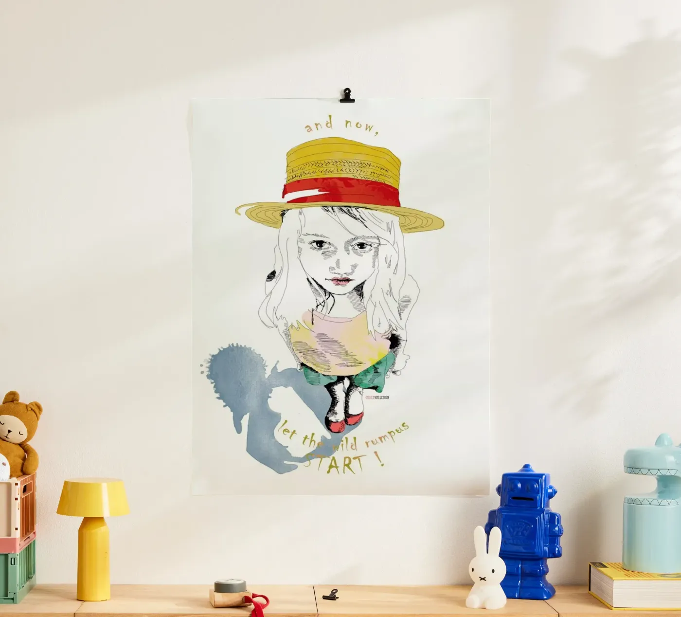 Wild Things poster by La Belette Rose
