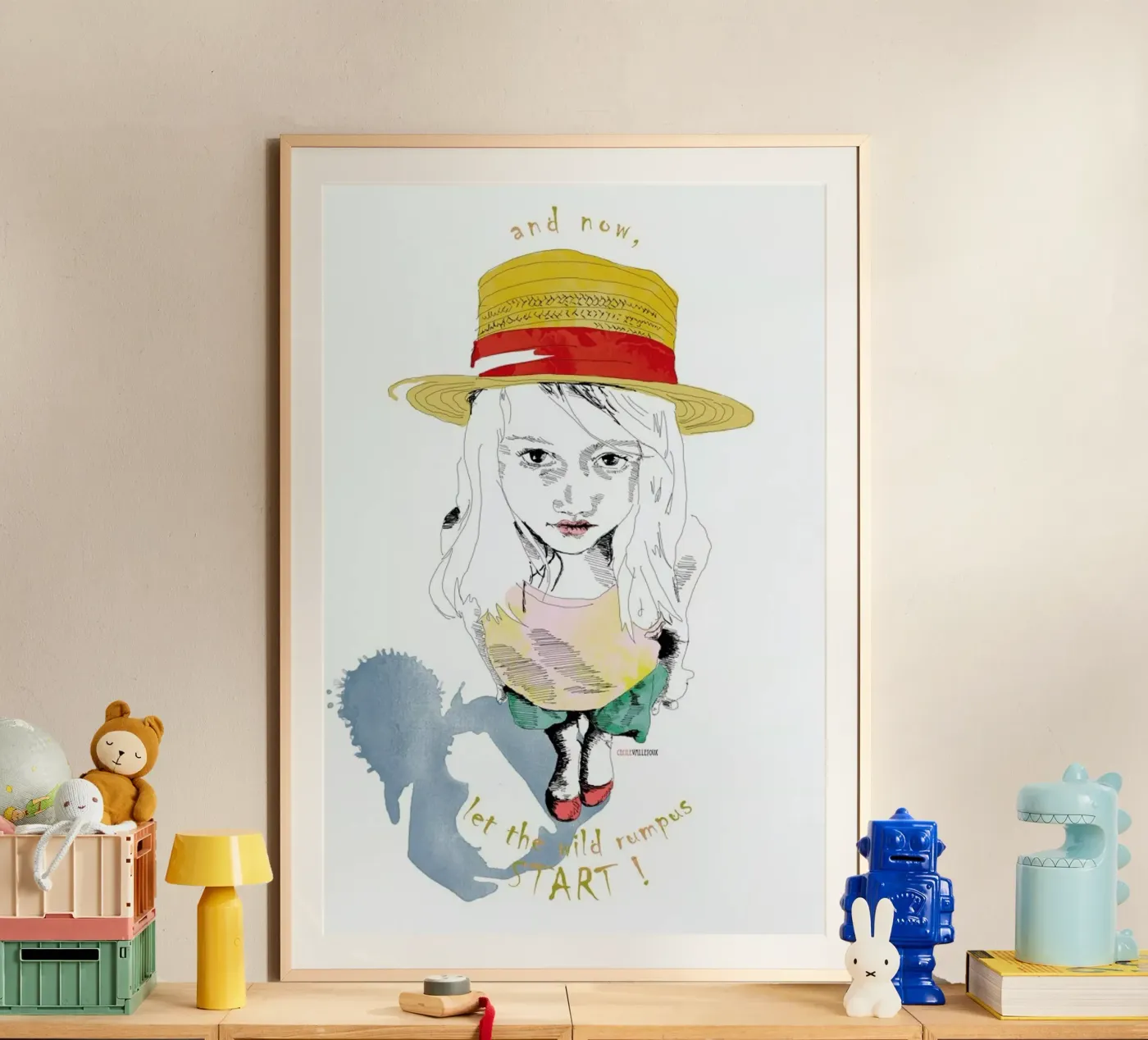 Wild Things poster by La Belette Rose