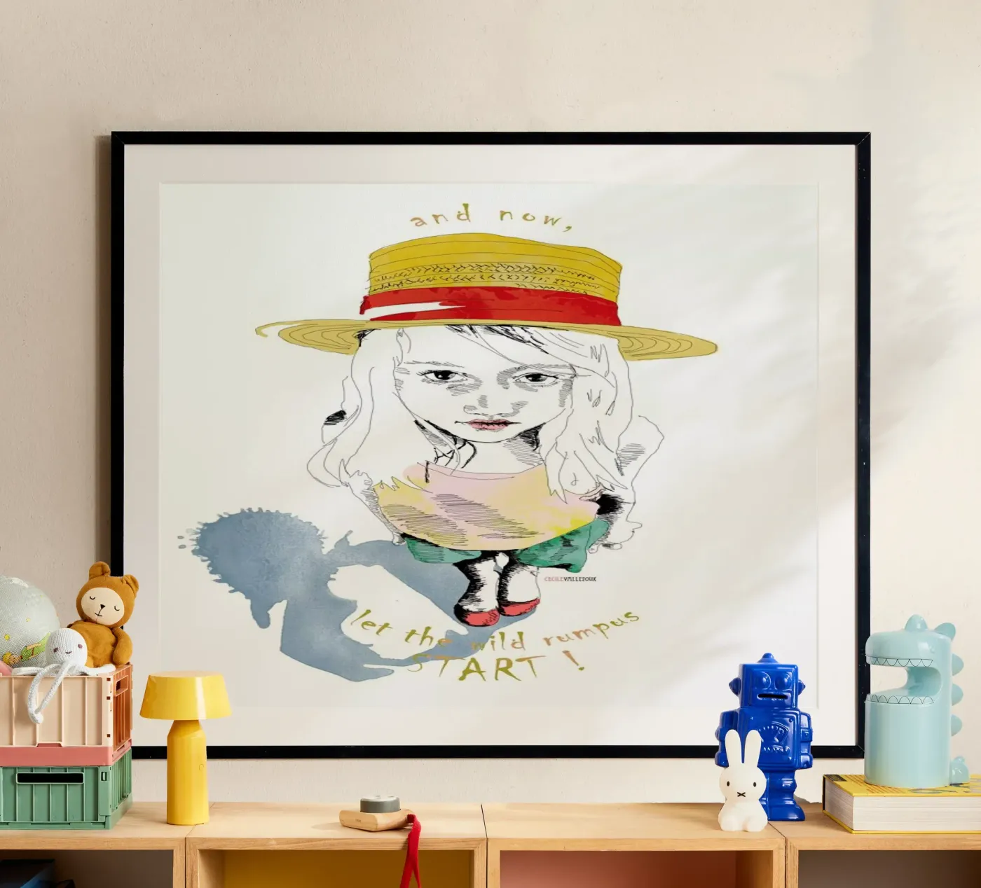 Wild Things poster by La Belette Rose