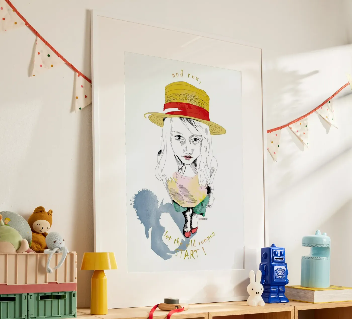 Wild Things poster by La Belette Rose