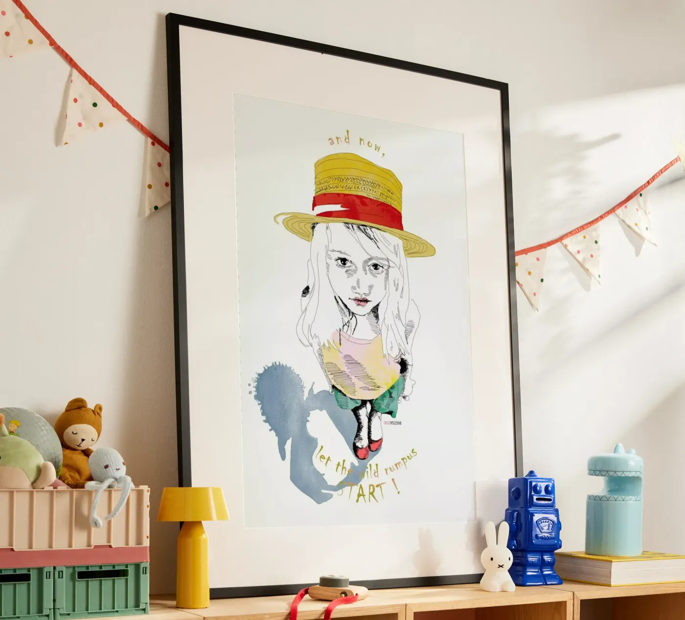 Wild Things poster by La Belette Rose