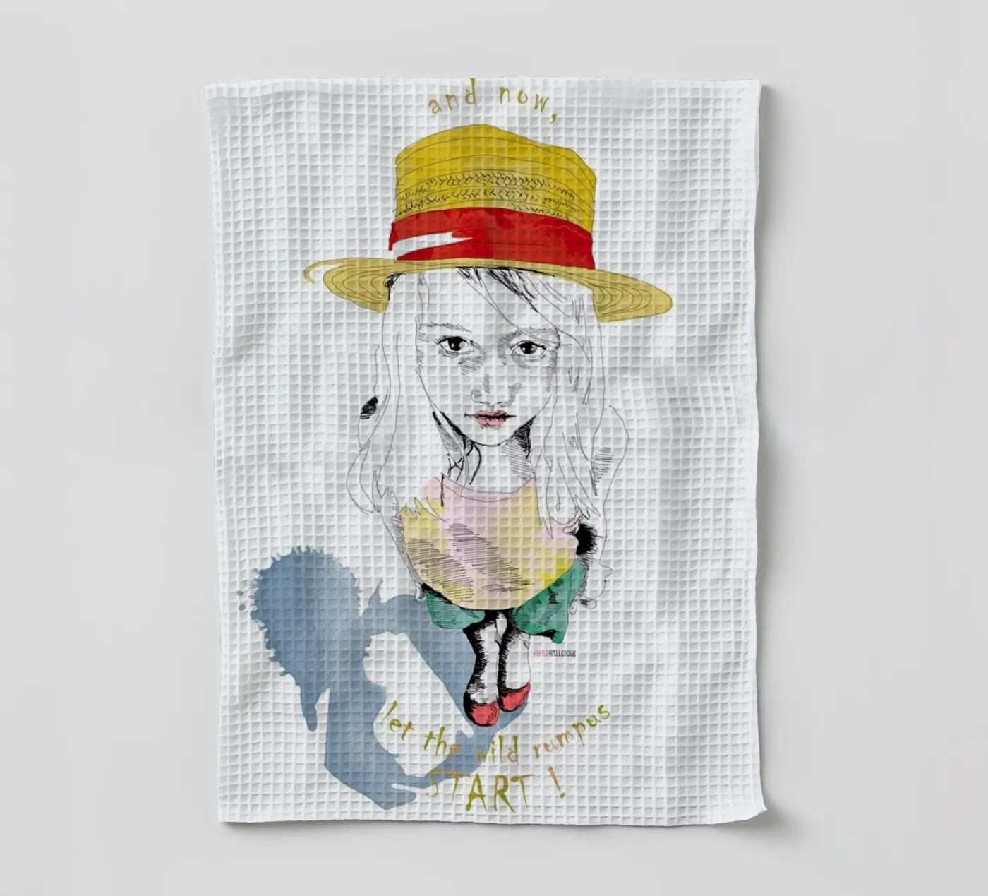 Wild Things Geschirrtuch von La Belette Rose