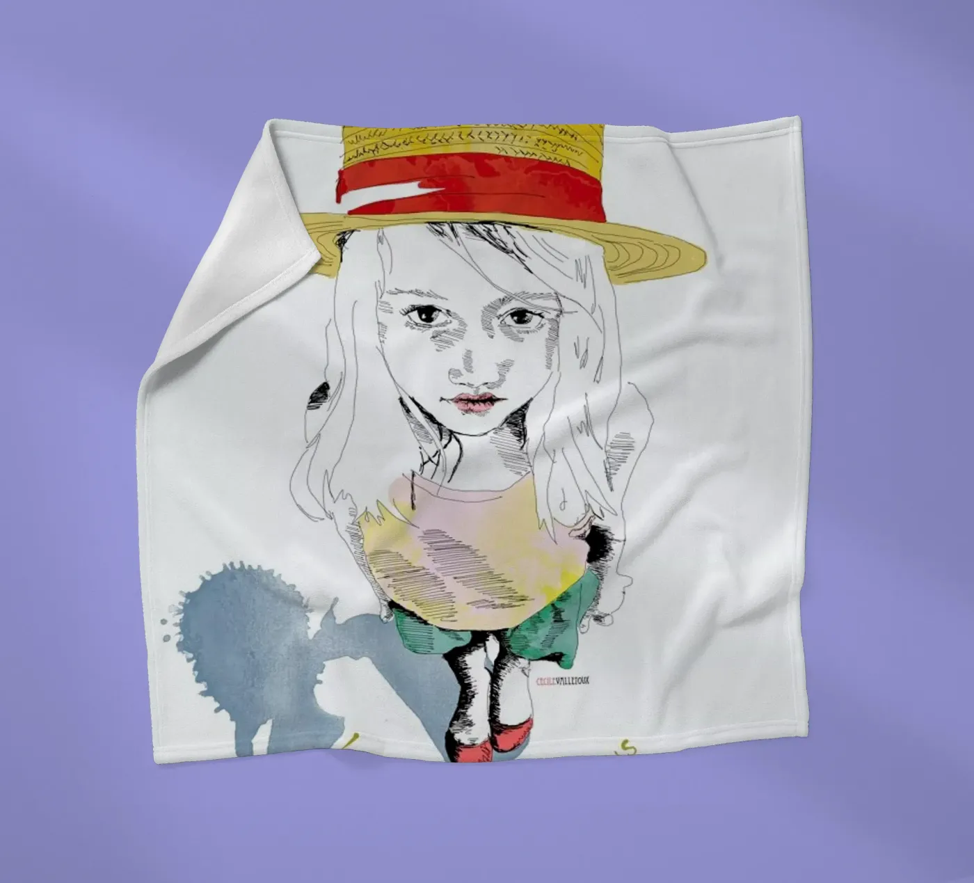 Wild Things coperta in pile da La Belette Rose