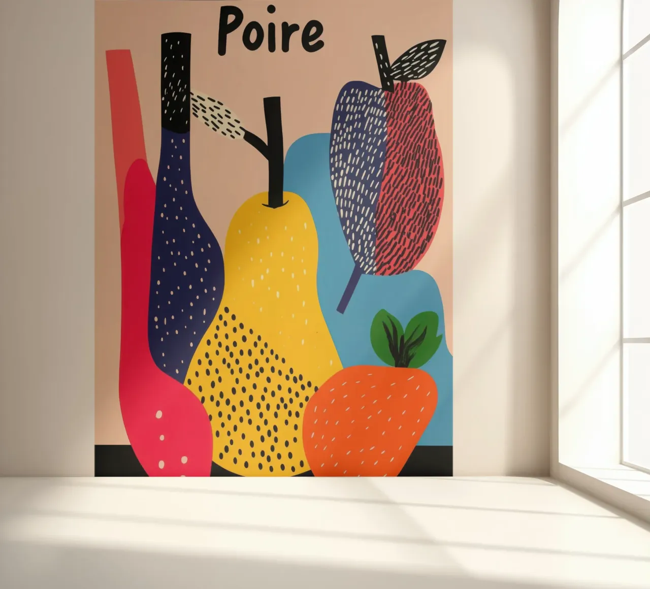 festival delle pere carta da parati fotografica da Pop and Fruits - Affiches & posters
