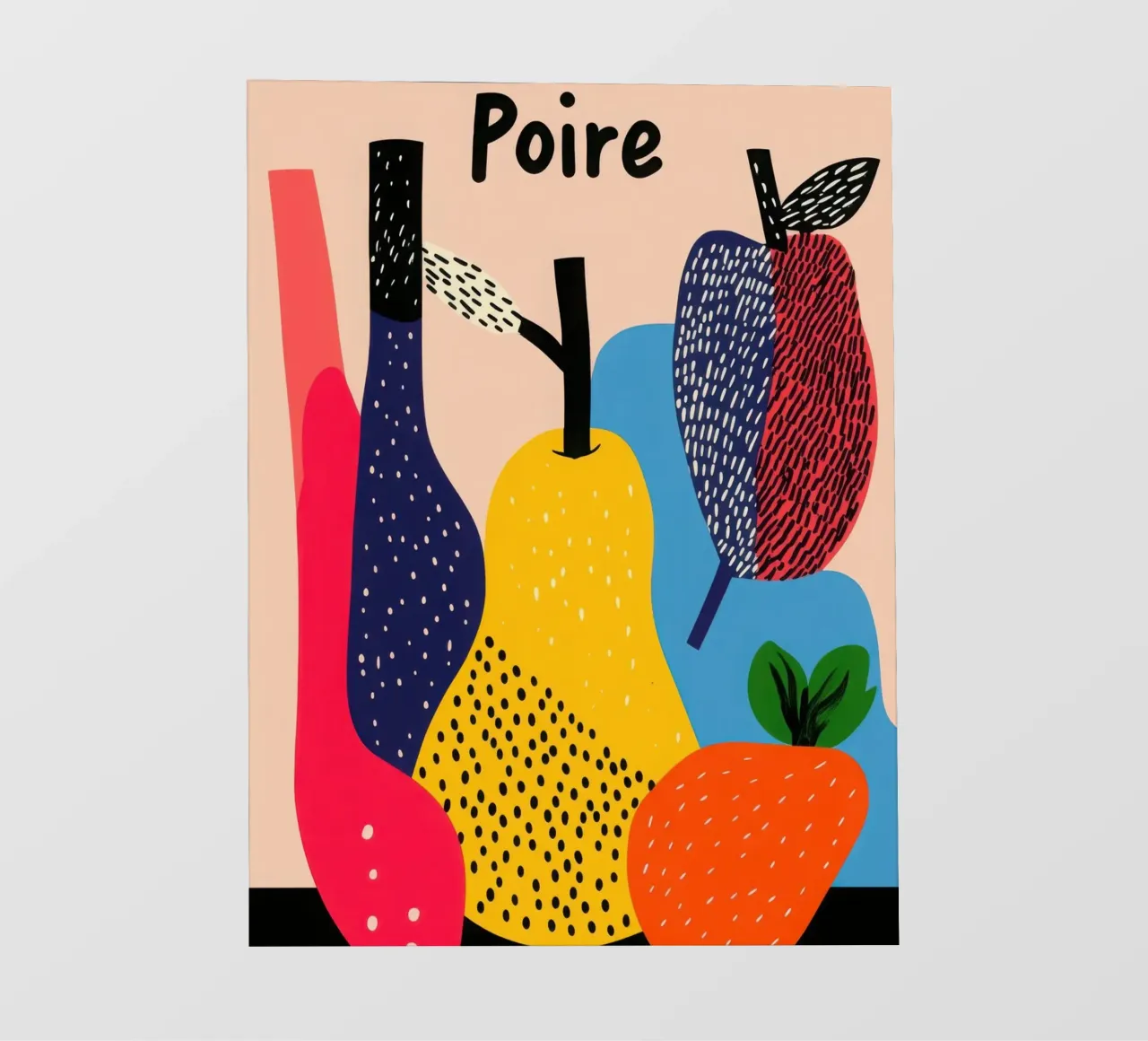 festival delle pere carta da parati fotografica da Pop and Fruits - Affiches & posters