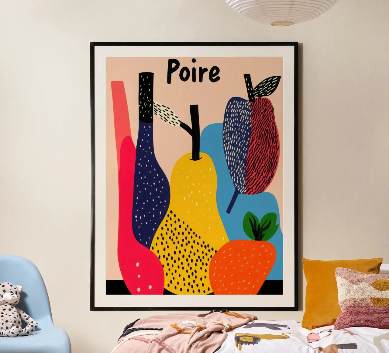 festival delle pere poster da Pop and Fruits - Affiches & posters