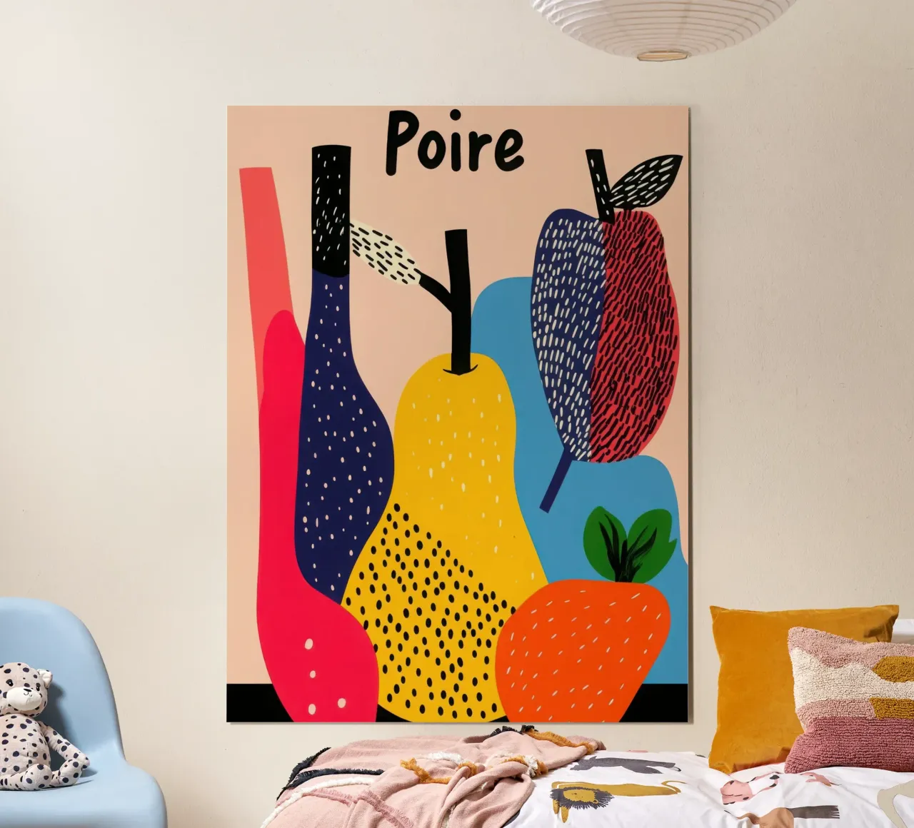 festival delle pere poster da Pop and Fruits - Affiches & posters