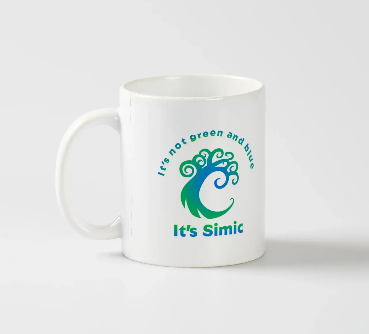 Non è verde e blu È Simic tazza in ceramica da Loobs