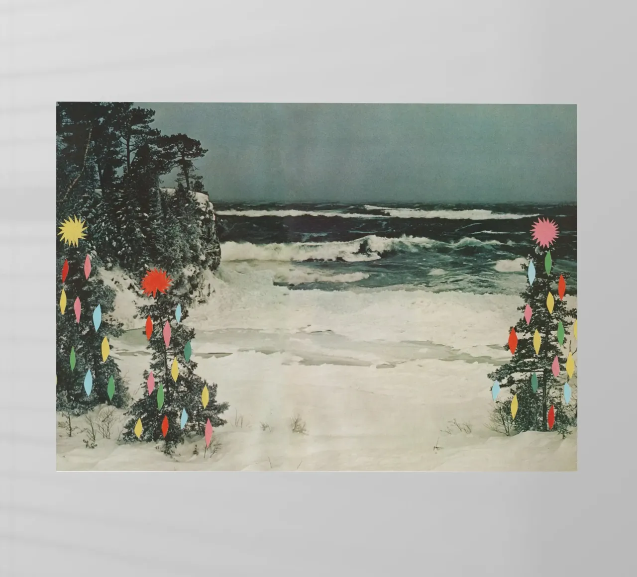 Spiaggia di Natale pellicola backlit da Cassia Beck Collage