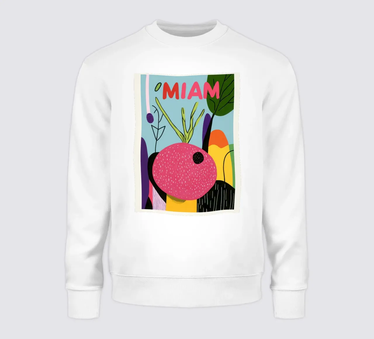 Miam miam radis felpa da Pop and Fruits - Affiches & posters