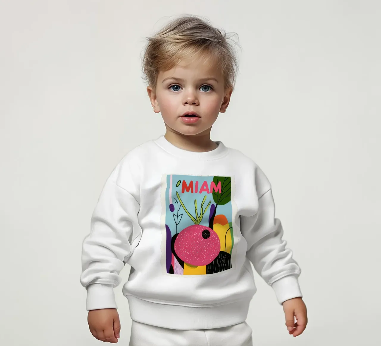 Miam miam radis felpa neonato da Pop and Fruits - Affiches & posters