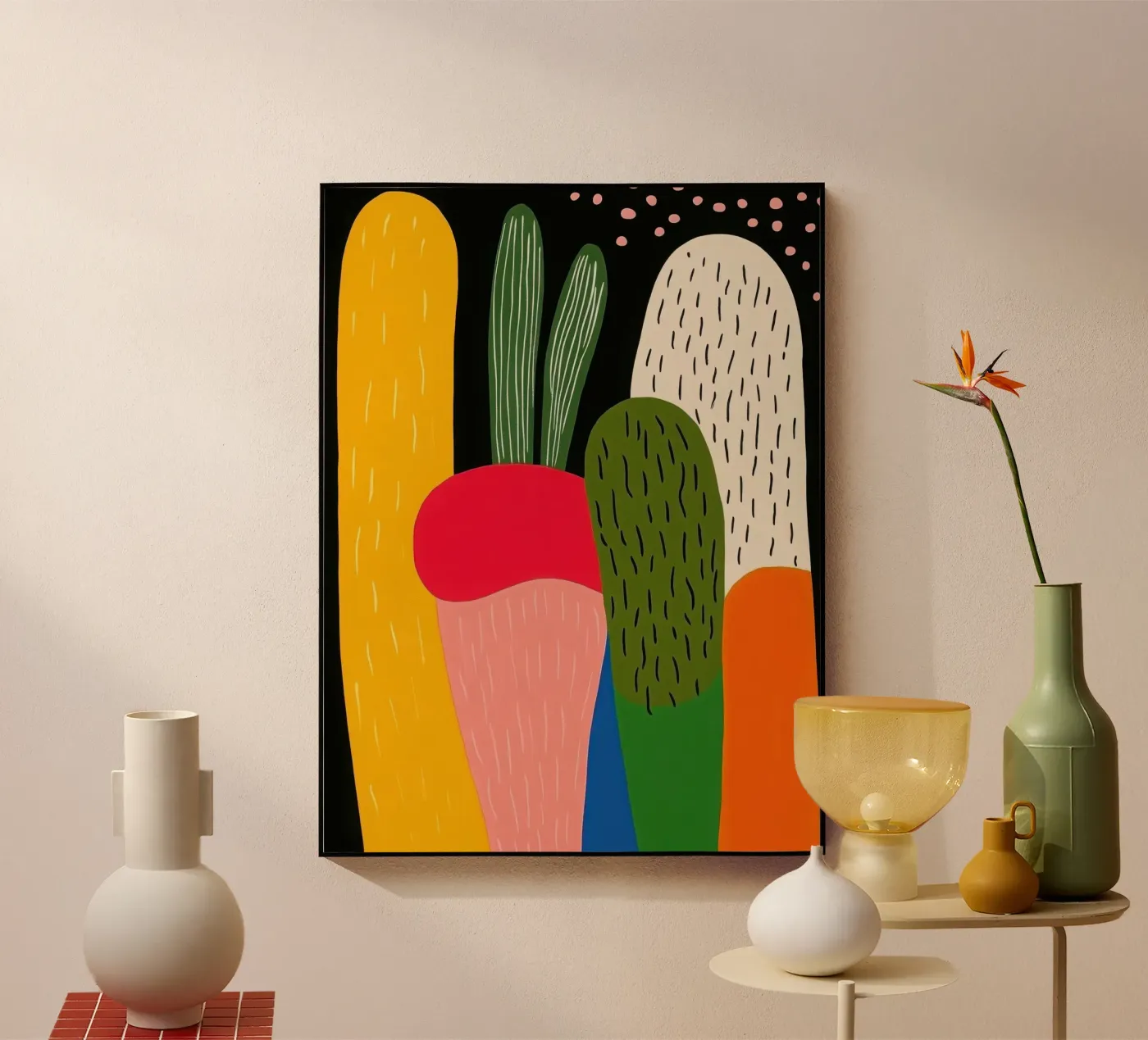 Carota notturna plexiglass da Pop and Fruits - Affiches & posters