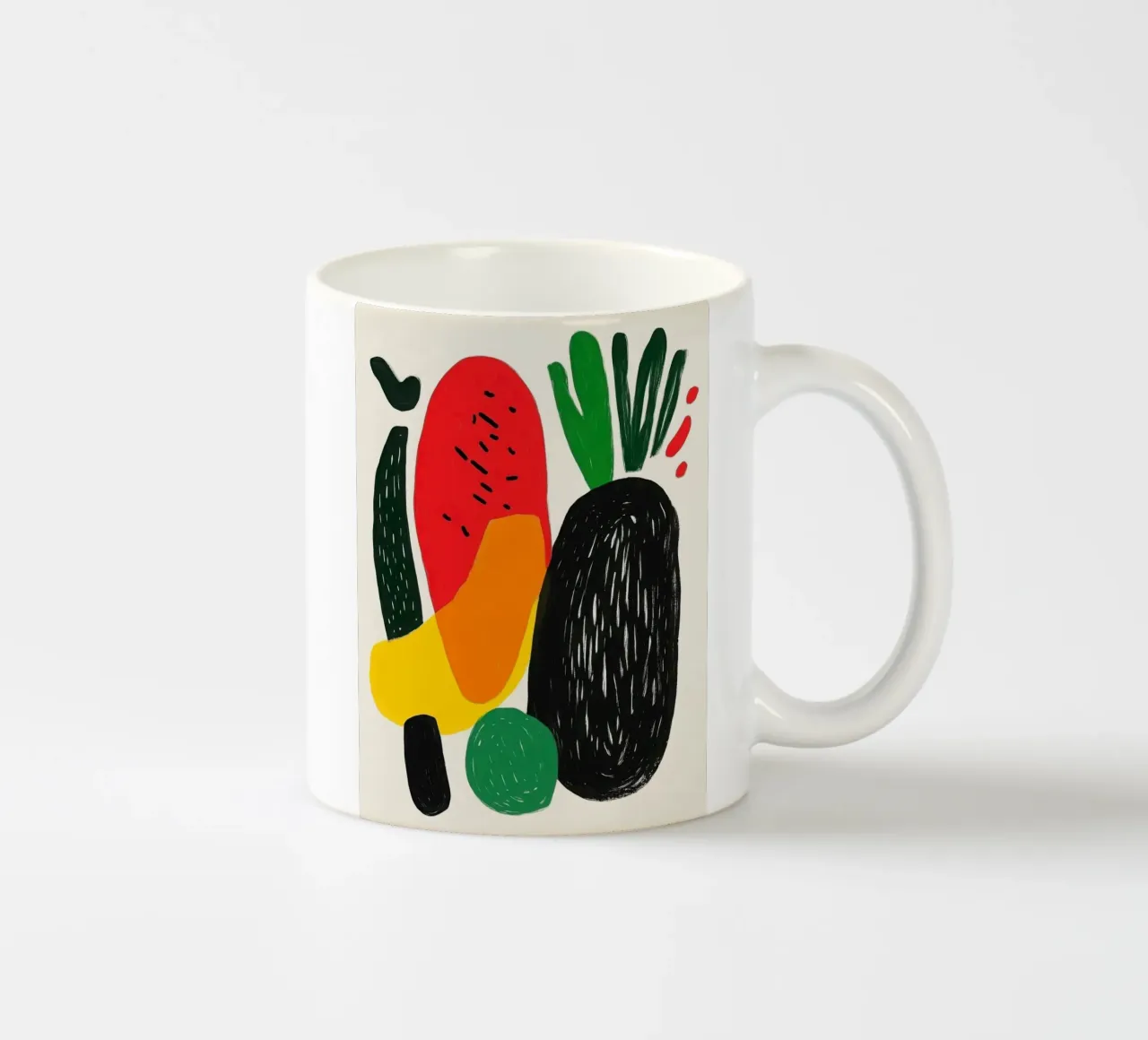 Composizione delle verdure tazza in ceramica da Pop and Fruits - Affiches & posters