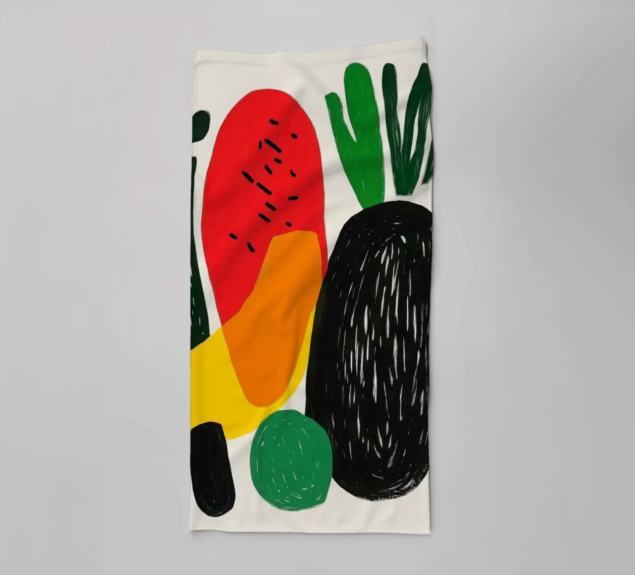 Composizione delle verdure asciugamano da bagno da Pop and Fruits - Affiches & posters