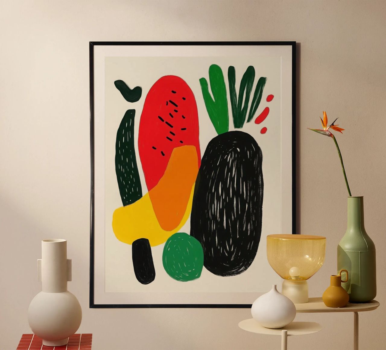 Composition of vegetables poster by Pop and Fruits - Affiches & posters