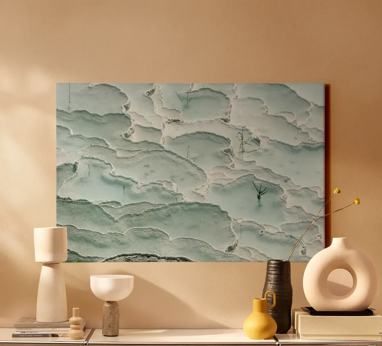 Turquoise Paradise - Igor Tinak tela con Cornice a cassetta da Pictufy