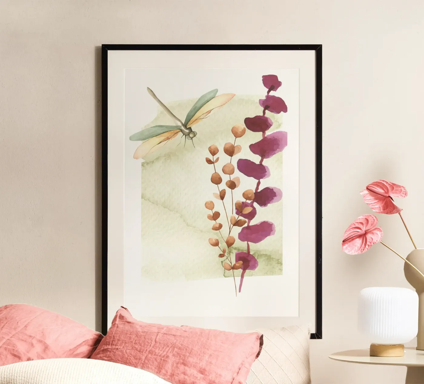Libelle Poster von Simplicity