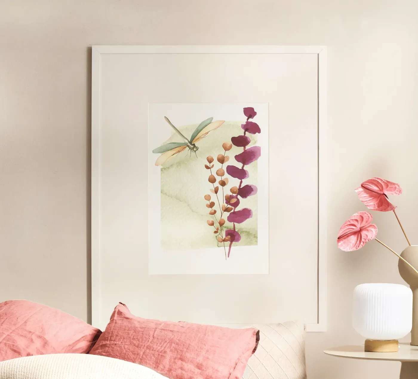 Libelle Poster von Simplicity