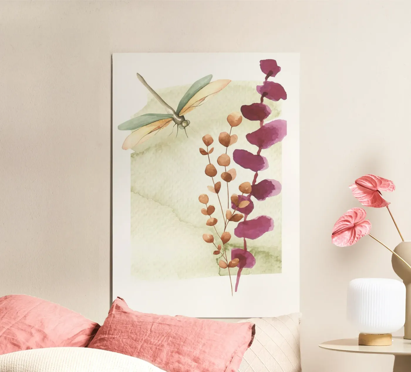 Libelle Poster von Simplicity