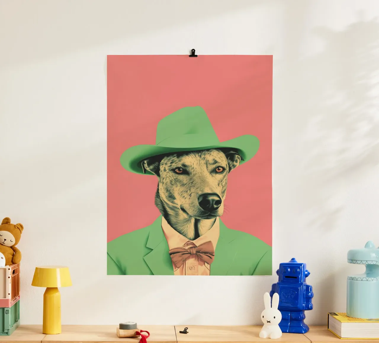 Wild Wild West  01 poster con telaio in alluminio da Malou-Studio